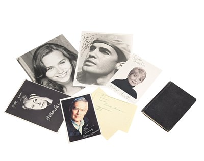 Lot 35 - AUTOGRAPHS - COLLECTION OF ASSORTED AUTOGRAPHS