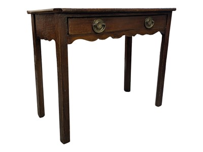 Lot 997 - GEORGE III MAHOANY WRITING HALL TABLE
