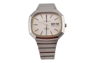 Lot 359 - 1970S OMEGA CONSTELLATION QUARTZ STAINLESS STEEL WRISTWATCH