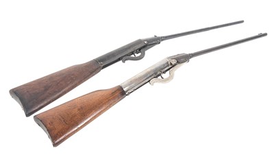 Lot 410 - TWO EARLY 20TH CENTURY GERMAN BREAK BARREL AIR RIFLES