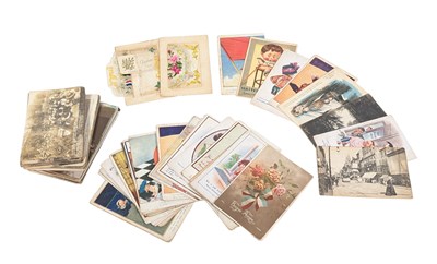 Lot 417 - COLLECTION OF WWI FIRST WORLD WAR POSTCARDS