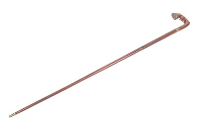Lot 419 - BERMUDA PRISONER OF WAR WALKING STICK - BOER WAR