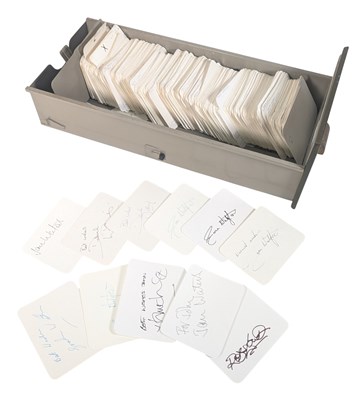 Lot 78 - AUTOGRAPHS - 'W TO Z' - LARGE COLLECTION OF X800 SIGNATURES