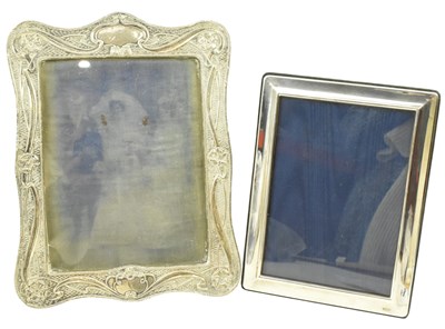 Lot 110 - TWO 20TH CENTURY HALLMARKED SILVER PHOTO FRAMES