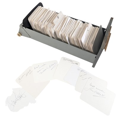 Lot 82 - AUTOGRAPHS - 'A&B' - LARGE COLLECTION OF X700 SIGNATURES