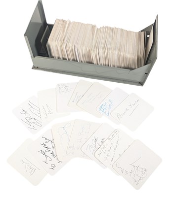 Lot 85 - AUTOGRAPHS - 'C&D' - LARGE COLLECTION OF X500 SIGNATURES