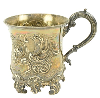 Lot 24 - 19TH CENTURY VICTORIAN HALLMARKED SILVER MUG