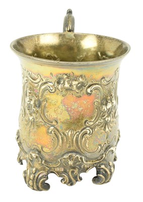 Lot 24 - 19TH CENTURY VICTORIAN HALLMARKED SILVER MUG