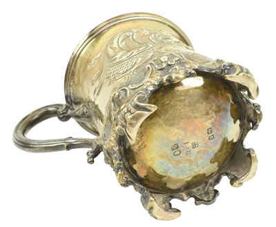 Lot 24 - 19TH CENTURY VICTORIAN HALLMARKED SILVER MUG