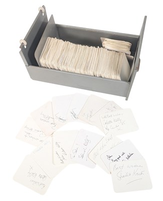 Lot 88 - AUTOGRAPHS - 'K&L' - LARGE COLLECTION OF X600 SIGNATURES