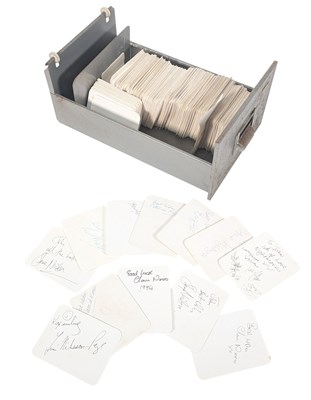 Lot 92 - AUTOGRAPHS - 'N&M' - LARGE COLLECTION OF X600 SIGNATURES
