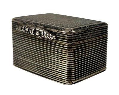 Lot 99 - 19TH CENTURY GEORGE III HALLMARKED SILVER NUTMEG GRATER