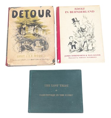 Lot 433 - WWII BOOKS - 3X SECOND WORLD WAR BOOKS INCLUDING 'ADOLF IN BLUNDERLAND'