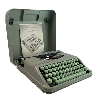 Lot 133 - HERMES BABY - MID CENTURY PORTABLE TYPEWRITER