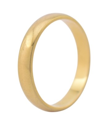 Lot 88 - A HALLMARKED 18CT GOLD BAND RING