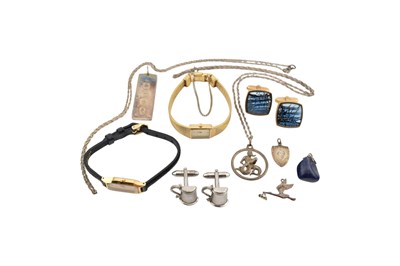 Lot 393 - ASSORTMENT OF JEWELLERY & WATCHES