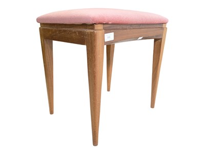 Lot 566 - G PLAN FURNITURE - VINTAGE 20TH CENTURY TEAK DRESSING STOOL