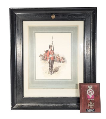 Lot 466 - RORKES DRIFT - REPLICA VICTORIA CROSS & SOUTH WALES BORDERERS PRINT