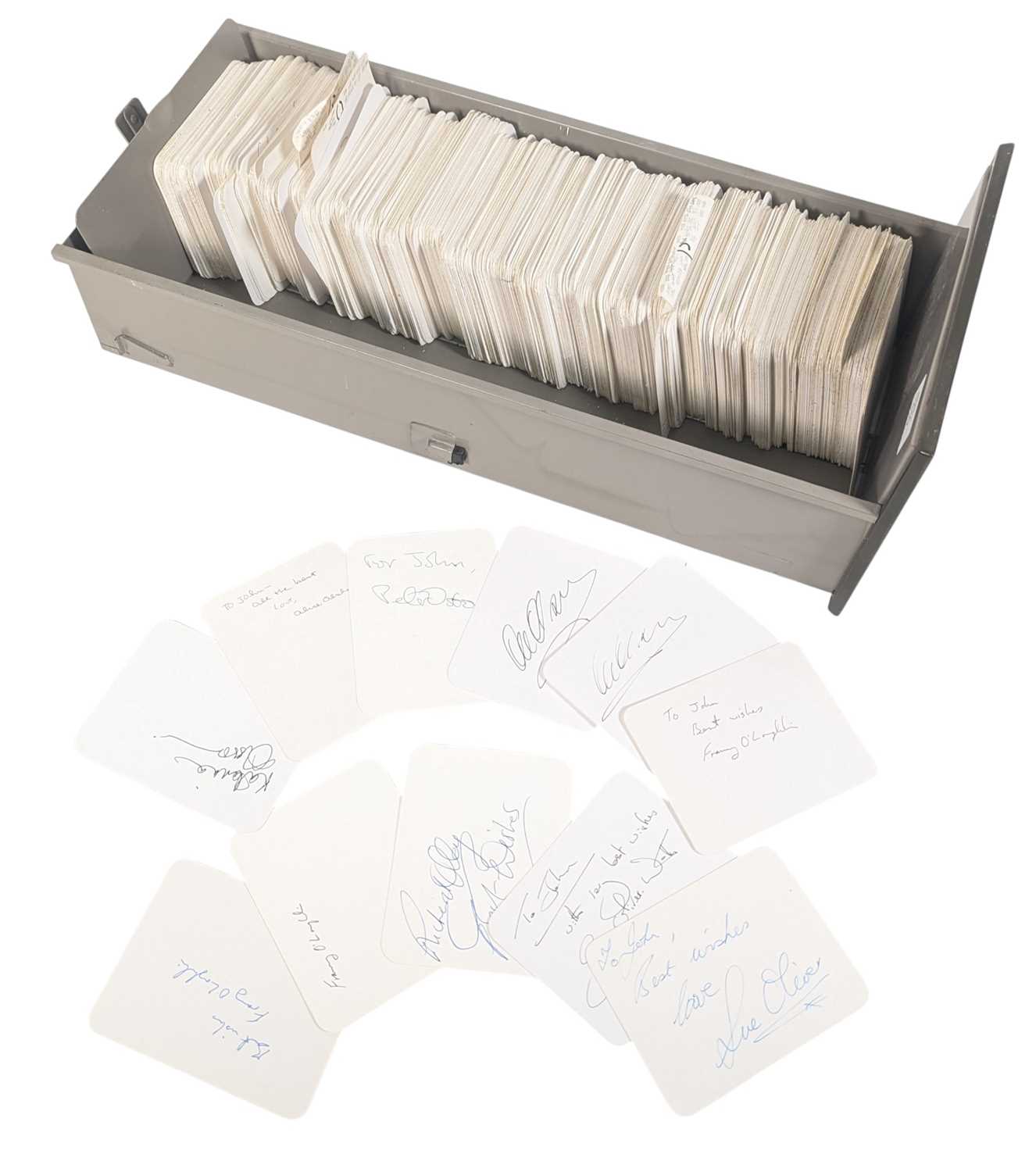 Lot 110 - AUTOGRAPHS - 'N TO R' - LARGE COLLECTION OF X900 SIGNATURES