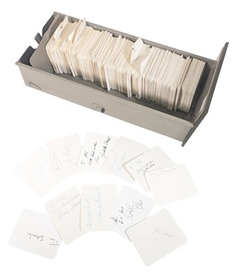 Lot 115 - AUTOGRAPHS - 'S TO W' - LARGE COLLECTION OF X900 SIGNATURES