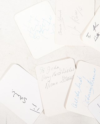 Lot 115 - AUTOGRAPHS - 'S TO W' - LARGE COLLECTION OF X900 SIGNATURES