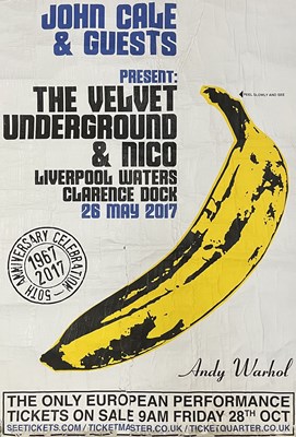 Lot 78 - JOHN CALE & GUESTS - THE VELVET UNDERGROUND & NICO - LIVERPOOL 2017