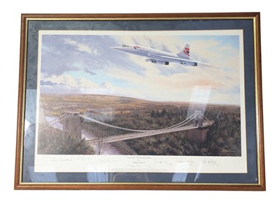 Lot 478 - CONCORDE - THE HOMECOMING - LIMITED EDITION SIGNED PRINT