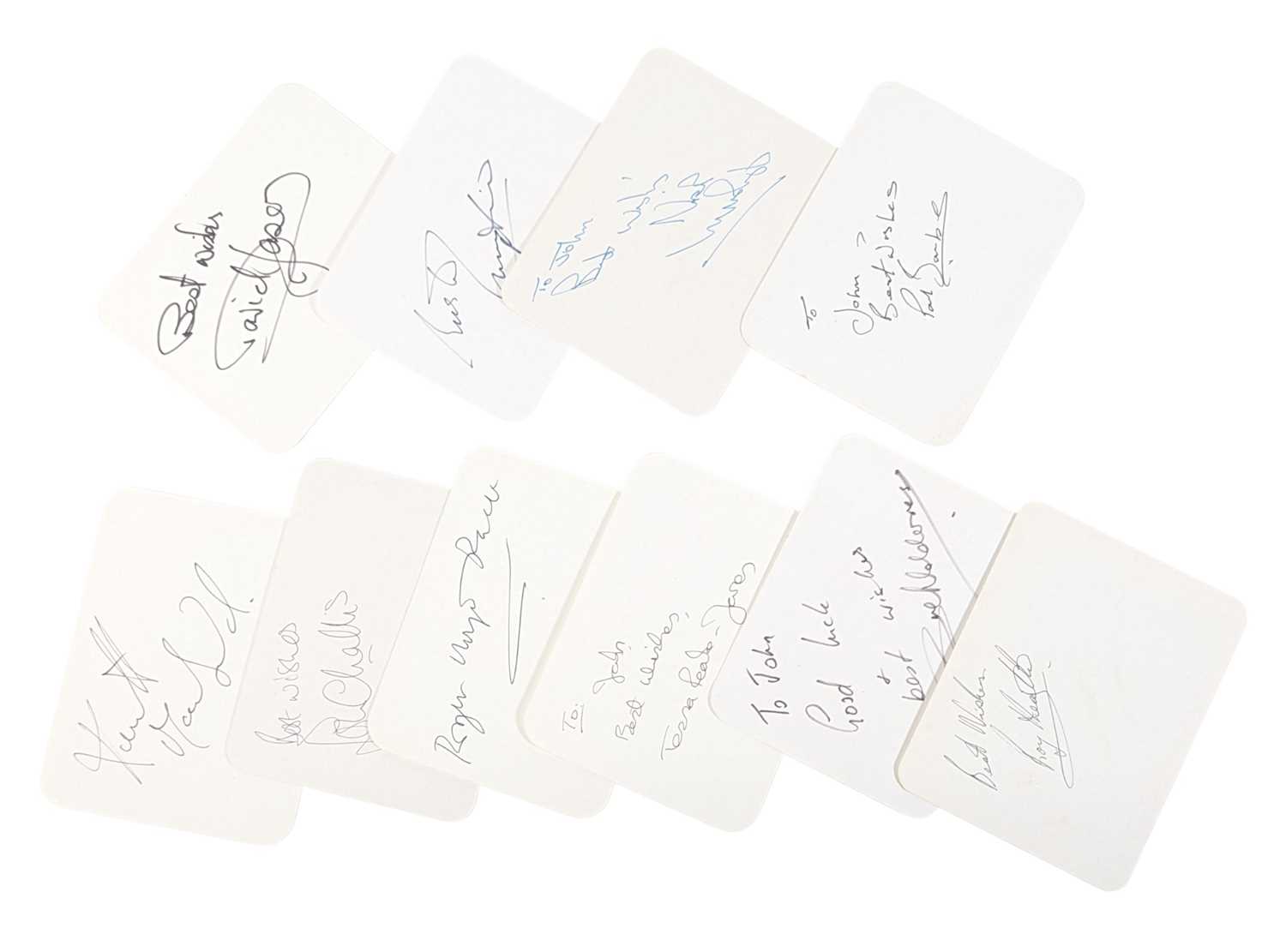 Lot 4 - ONLY FOOLS & HORSES (BBC SITCOM) - CAST AUTOGRAPHS