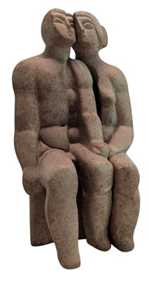Lot 116 - PETER WRIGHT (1911-2003) - 20TH CENTURY STUDIO ART POTTERY FIGURAL SCULPTURE