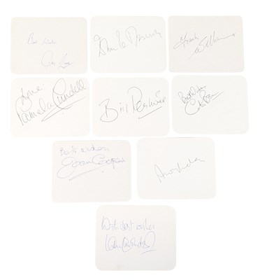 Lot 9 - DAD'S ARMY (BBC SITCOM) - MAIN CAST AUTOGRAPHS