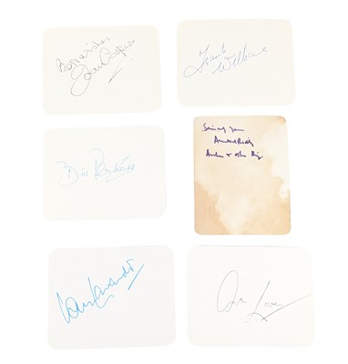 Lot 59 - DAD'S ARMY (BBC SITCOM) - MAIN CAST AUTOGRAPHS