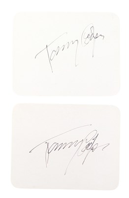 Lot 51 - COMEDIANS - TOMMY COOPER (D.1984) - AUTOGRAPHS