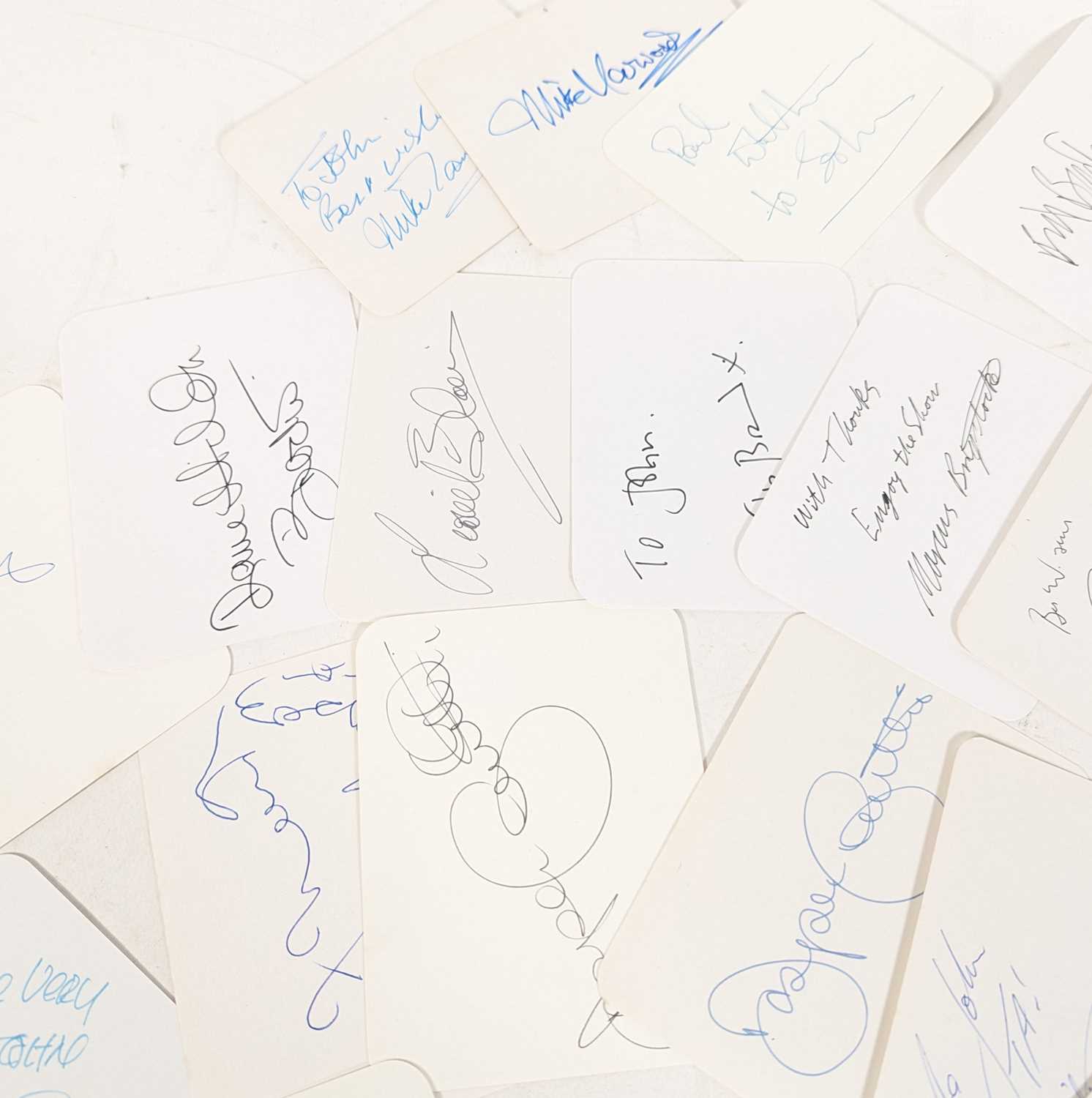 Lot 26 - COMEDIANS - LARGE COLLECTION OF AUTOGRAPHS