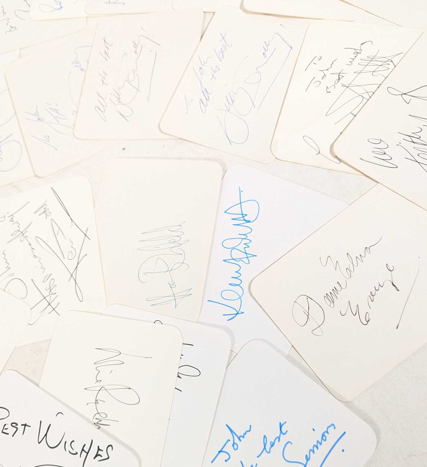 Lot 26 - COMEDIANS - LARGE COLLECTION OF AUTOGRAPHS