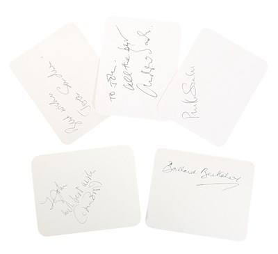 Lot 65 - FAWLTY TOWERS (BBC SITCOM) - CAST AUTOGRAPHS