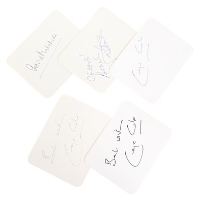 Lot 81 - MINDER (ITV COMEDY DRAMA) - CAST AUTOGRAPHS