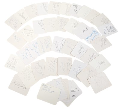 Lot 37 - BRITISH COMEDY ACTORS - LARGE COLLECTION OF AUTOGRAPHS