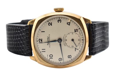 Lot 415 - HALLMARKED 9CT GOLD ROTARY SUPER SPORTS WRISTWATCH
