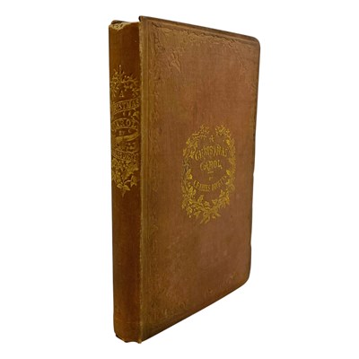 Lot 10 - DICKENS, CHARLES: 1843 A CHRISTMAS CAROL, FIRST EDITION, SECOND ISSUE