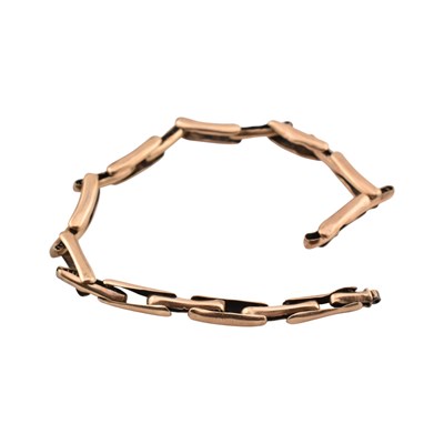 Lot 506 - EXCALIBUR 9CT GOLD EXPANDING BRACELET STRAP