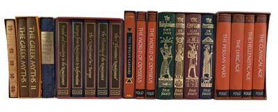 Lot 96 - A COLLECTION OF FOLIO SOCIETY BOOKS, TO INCLUDE THE HISTORY OF ANCIENT GREECE, GREEK MYTHS ETC.