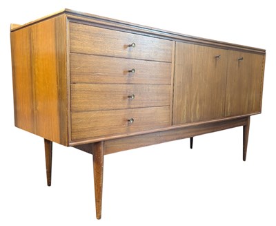 Lot 65 - MID CENTURY BRITISH DESIGN TEAK SIDEBOARD - MAPLE QUALITY