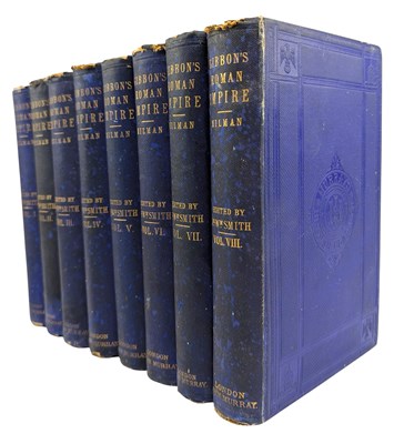 Lot 145 - GIBBON, EDWARD 1887 THE HISTORY OF THE DECLINE AND FALL OF THE ROMAN EMPIRE, 8 VOLS