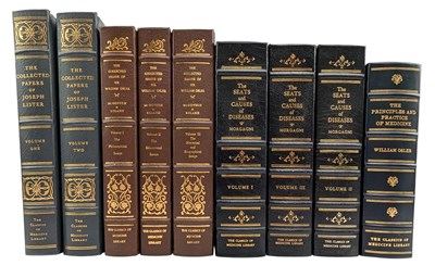 Lot 125 - THE CLASSICS OF MEDICINE LIBRARY - JOSEPH LISTER, WILLIAM OSLER, JOHN BAPTIST MORGAGNI