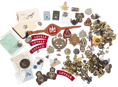 Lot 506 - COLLECTION OF BRITISH MILITARY BADGES & UNIFORM PATCHES