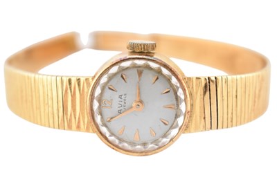 Lot 276 - 18CT GOLD LADIES AVIA WRISTWATCH