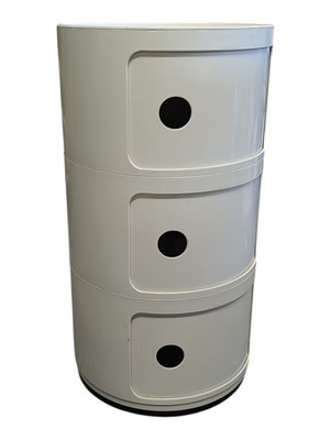 Lot 676 - KARTELL CASTELLI STYLE STORAGE UNIT WHITE