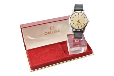 Lot 221 - 1960S OMEGA SEAMASTER STAINLESS STEEL GENTLEMANS WRISTWATCH