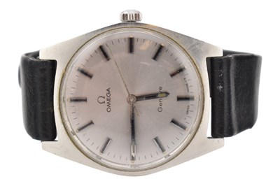 Lot 358 - 1970S OMEGA GENEVE STAINLESS STEEL GENTLEMANS WRISWATCH