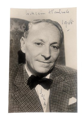Lot 5 - DOCTOR WHO - WILLIAM HARTNELL (D.1975) - AUTOGRAPHED PHOTOGRAPH
